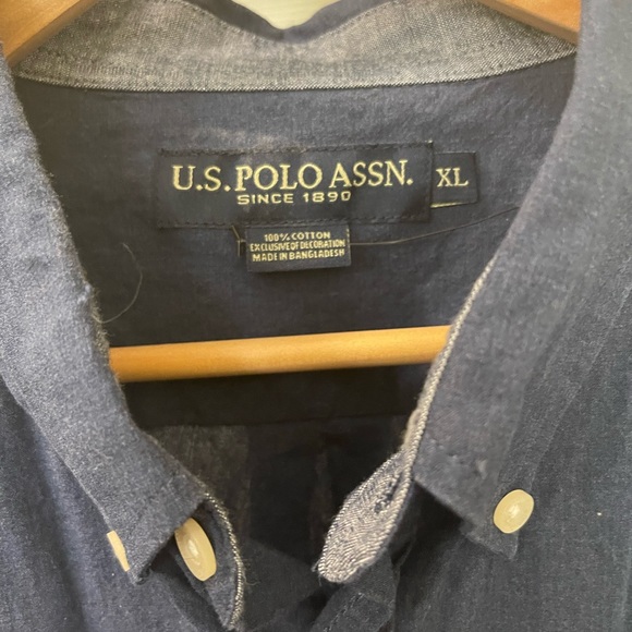 Men’s US Polo casual button down - Picture 2 of 3